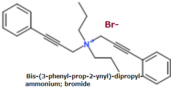 CAS#Bis-(3-phenyl-prop-2-ynyl)-dipropyl-ammonium; bromide